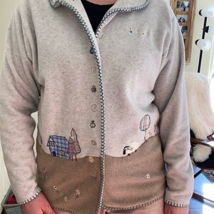 Cozy Embroidered Jacket